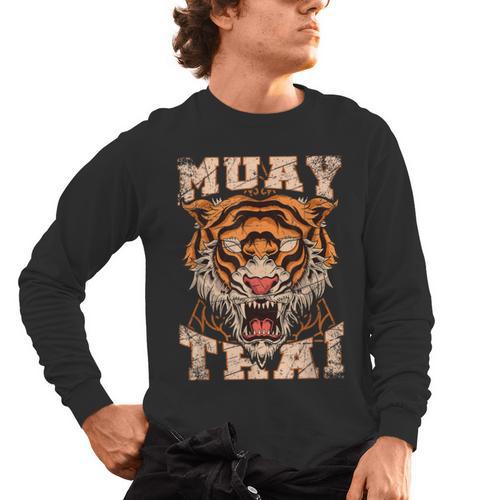 Tiger Asia Ninja Muay Thai Men's Long Sleeve T-Shirt - Nak Muay Co.