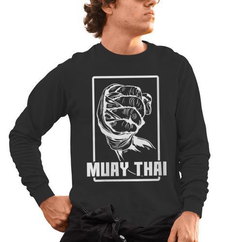 Women's Muay Thai Boxing Arm Men's Long Sleeve T-Shirt - Nak Muay Co.