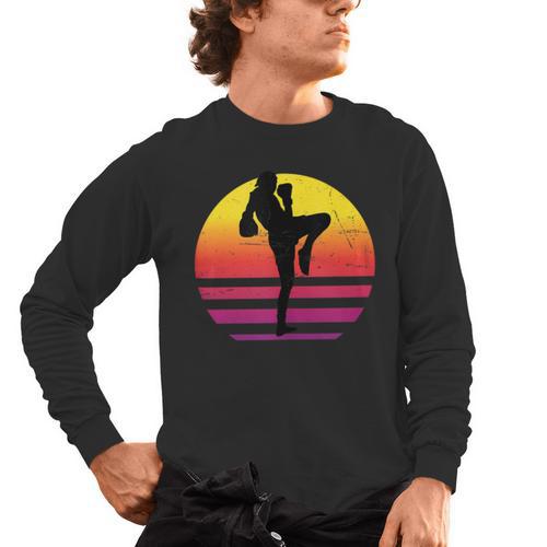 Women's Thai Boxer Thai Boxing Muay Thai Men's Long Sleeve T-Shirt - Nak Muay Co.