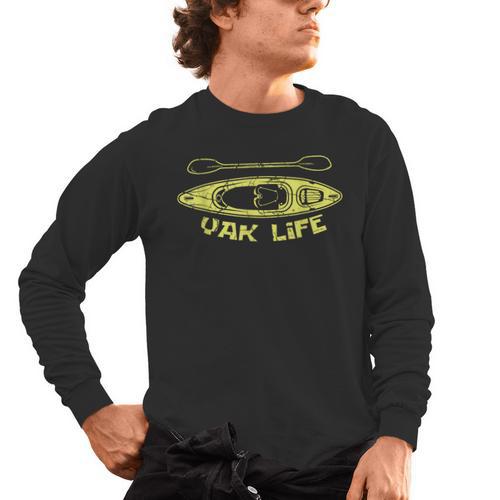 Yak Life Kayaker Or Canoeist Men's Long Sleeve T-Shirt - Paddle Life