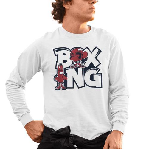 Boxing Professional Boxer Muay Thai Kickboxer Fan Boxing Men's Long Sleeve T-Shirt - Nak Muay Co.