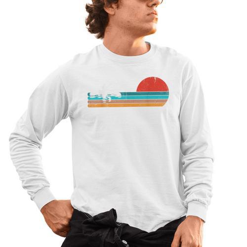 Paddling Canoe Retro Vintage For Canoeists And Paddle Men's Long Sleeve T-Shirt - Paddle Life