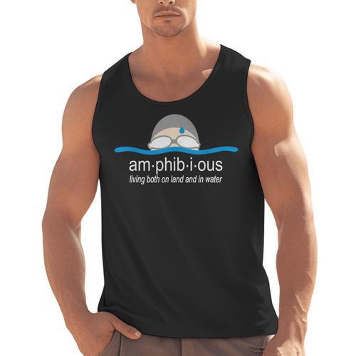 Amphibious Swimming Men Tank Top - SwimGear Co