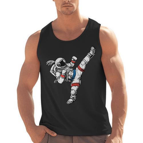 Astronaut Muay Thai Fighter Space Martial Arts Men Women Kid Men Tank Top - Nak Muay Co.