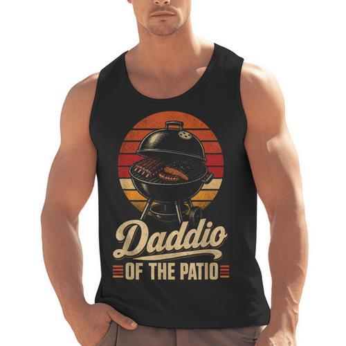 BBQ Dad Daddio Of The Patio Fathers Day Grilling Men Tank Top - BBQ Dad Merch
