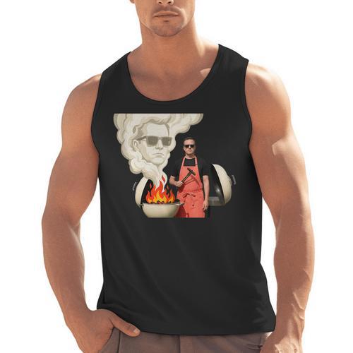BBQ Dad Grilling Humor Men Backyard Men Tank Top - BBQ Dad Merch