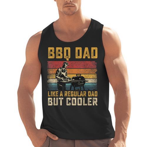 BBQ Dad Like Regular Dad But Cooler Father's Day Men Tank Top - BBQ Dad Merch