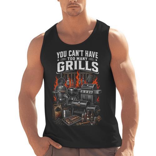 BBQ Dad Smoking Meat Smoker Barbecue Smoker Men Tank Top - BBQ Dad Merch