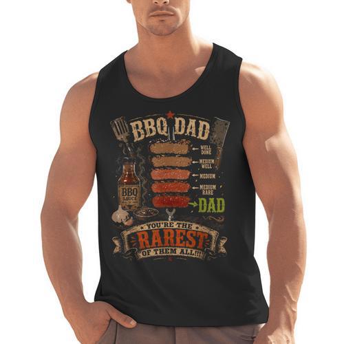BBQ Shirt Steak BBQ Dad You'Re The Rarest Of Them All Men Tank Top - BBQ Dad Merch