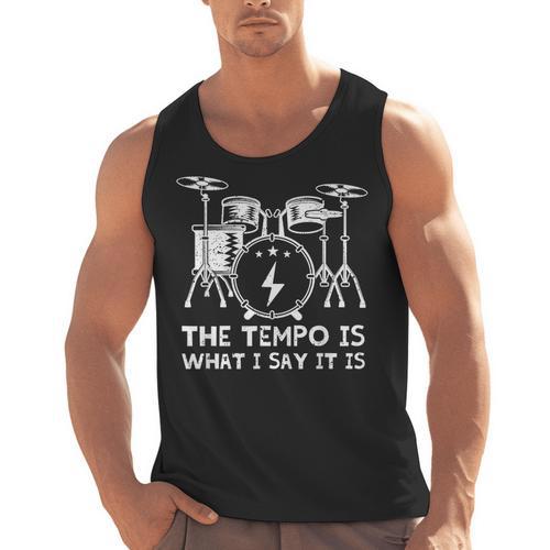 Best Drum For Men Women Drummer Drum Kit Drumming Men Tank Top - Downbeat Supply