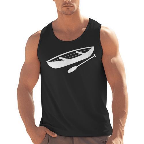 Canoeing Kayaking Canoe Tshirt Men Tank Top - Paddle Life