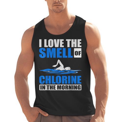 Cool Swimming Art Men Women Swimmer Swim Lover Pool Chlorine Men Tank Top - SwimGear Co