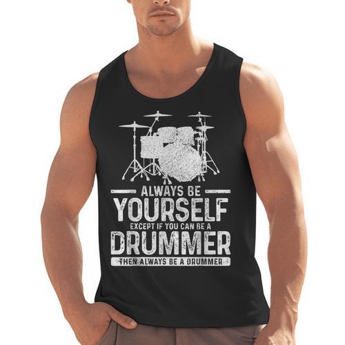 Drummer Drum Kit Saying Drummer Men Tank Top - Downbeat Supply