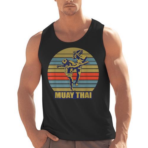 Great Muay Thai Kickboxing Martial Artist Thailand Men Tank Top - Nak Muay Co.