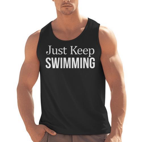 Just Keep Swimming Men Tank Top - SwimGear Co