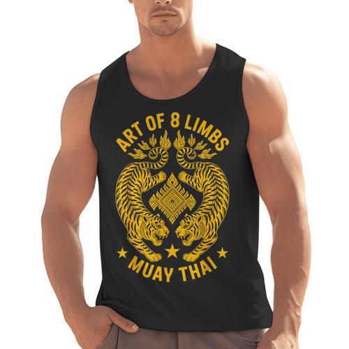 Muay Thai Art Of 8 Limbs Thai Boxing Men Tank Top - Nak Muay Co.