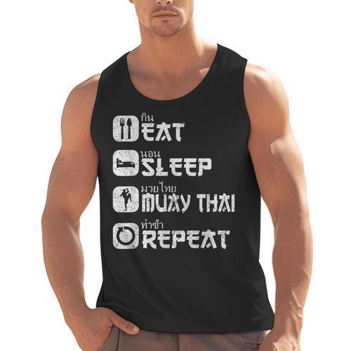 Muay Thai Boxing Thai Boxer Thai Kickboxing Men Tank Top - Nak Muay Co.