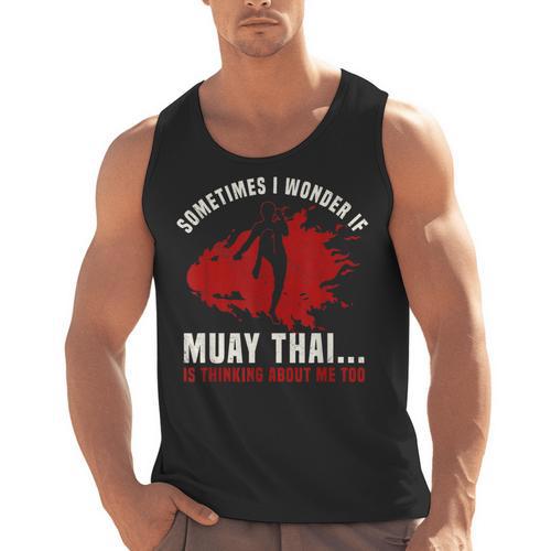 Muay Thai Boxing Teacher Kickboxing Martial Arts Instructor Men Tank Top - Nak Muay Co.