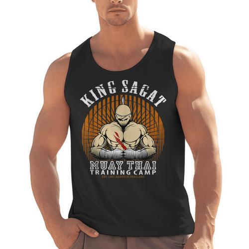Muay Thai Boxing Training Gym Sagat Training Camp Men Tank Top - Nak Muay Co.
