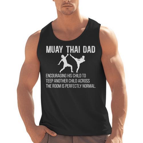 Muay Thai Dad Definition Muay Thai Father Men Tank Top - Nak Muay Co.