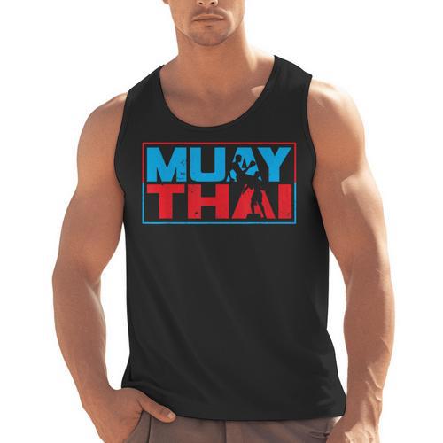 Muay Thai Fighter Boxing Martial Arts Hobby Men Tank Top - Nak Muay Co.