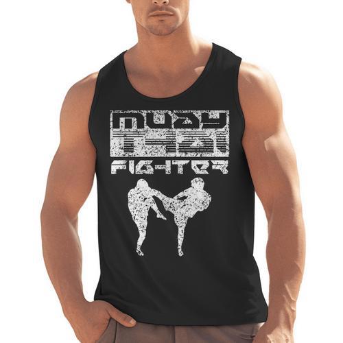 Muay Thai Fighter Boxing Martial Arts Men Tank Top - Nak Muay Co.