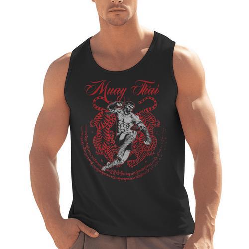 Muay Thai Kickboxing Martial Art Fighter Thai Boxing Men Tank Top - Nak Muay Co.