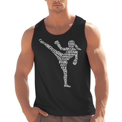 Muay Thai Martial Arts Typography Kickboxer Girls Kickboxing Men Tank Top - Nak Muay Co.