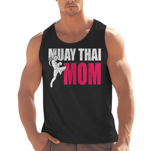 Muay Thai Mom Women Boxing Kickboxing MMA Muay Thai Men Tank Top - Nak Muay Co.