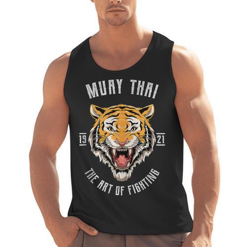 Muay Thai Tiger Thai Boxing Men Tank Top - Nak Muay Co.