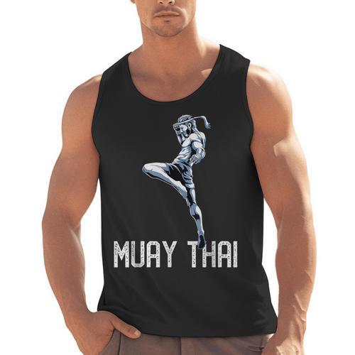 Muay Thai Tiger Nak Muay Kickboxing Men Tank Top - Nak Muay Co.