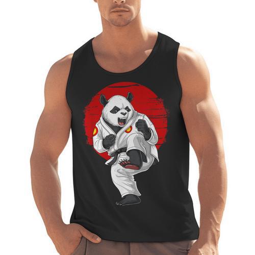 Panda Bear Karate Kickboxing Muay Thai Martial Arts Men Tank Top - Nak Muay Co.