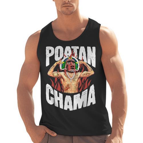 POATAN CHAMA MMA Fan JJB Boxing Muay Thai Kickboxing Men Tank Top - Nak Muay Co.