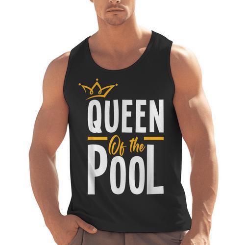 Queen Of The Pool Swimmers Swimming Swimmer Men Tank Top - SwimGear Co