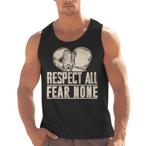 Respect All Fear None Muay Thai Men Tank Top - Nak Muay Co.