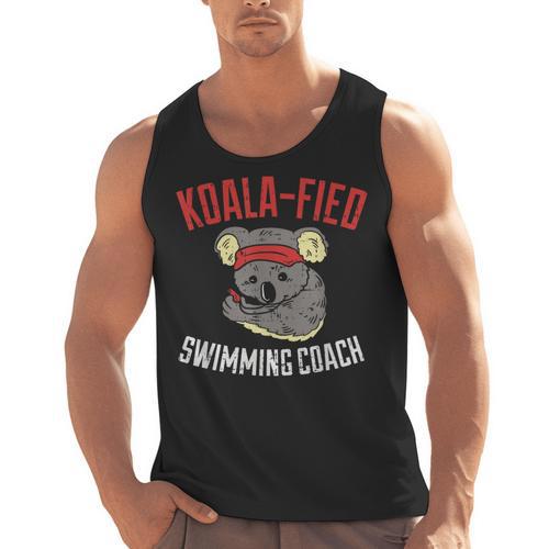Swim Coach Saying Cute Swimming Coach Appreciation Men Tank Top - SwimGear Co
