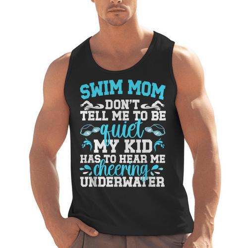Swim Mom Swimming Mom Of A Swimmer Mama Men Tank Top - SwimGear Co