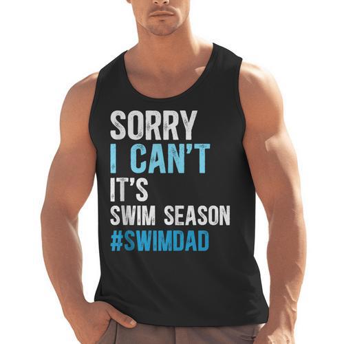 Swim Season Swim Dad Of A Swimmer Father Swimming Dad Men Tank Top - SwimGear Co