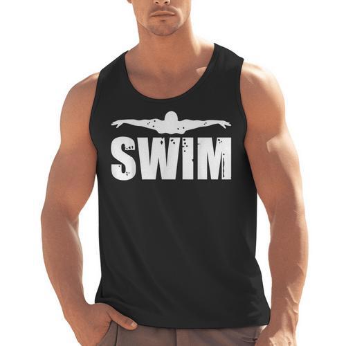 Swim Sports Swimming Water Athletic Swimmer Men Tank Top - SwimGear Co
