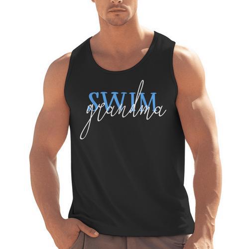 Swim Swimmer Love Swimming Shirt Sport Grandma Men Tank Top - SwimGear Co