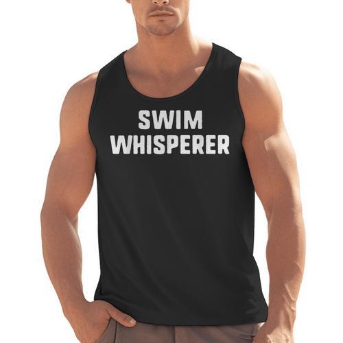 Swim Whisperer Swimming Coach Teacher Instructor Men Tank Top - SwimGear Co