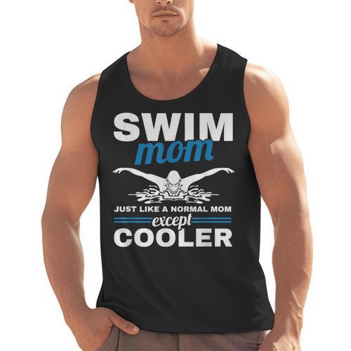 Swimmer Mother Swimming Women Swim Mom Like A Normal Mom Men Tank Top - SwimGear Co