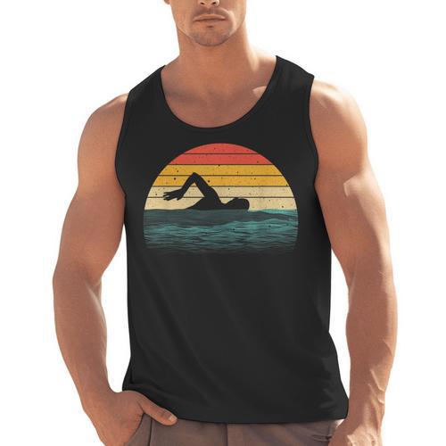 Swimming Art For Men Women Swim Coach Rescue Swimmer Men Tank Top - SwimGear Co