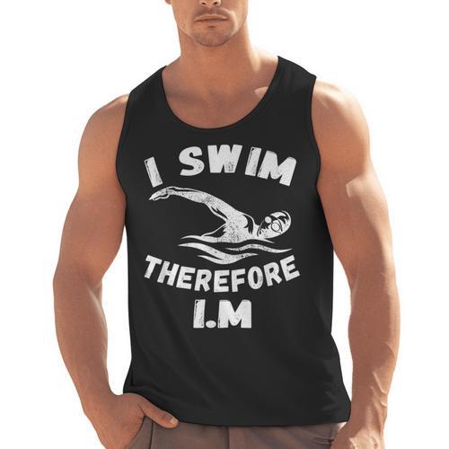 Swimming Competitive Freestyle Swim For Swimmer Men Tank Top - SwimGear Co