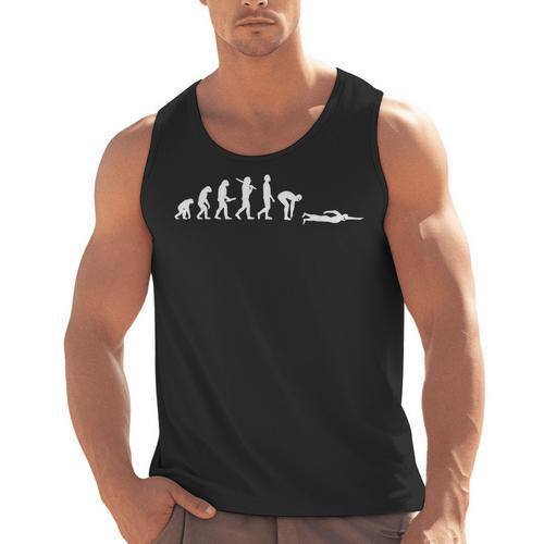 Swimming Evolution For Swimmers Men Tank Top - SwimGear Co