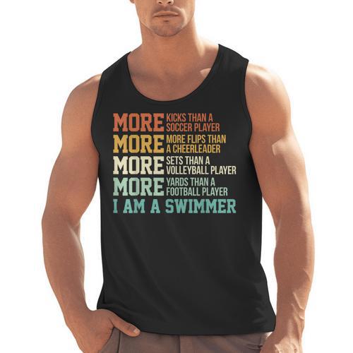 Swimming Saying Swim Swimmer Men Tank Top - SwimGear Co