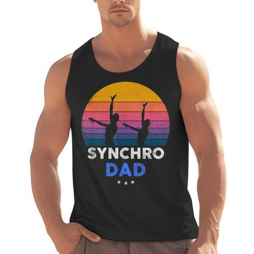 Synchronized Swimming Synchro Dad Men Tank Top - SwimGear Co