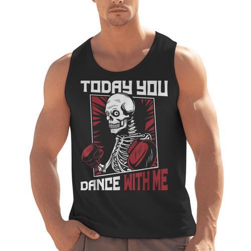 Today You Dance With Me Professional Boxer Muay Thai Boxing Men Tank Top - Nak Muay Co.