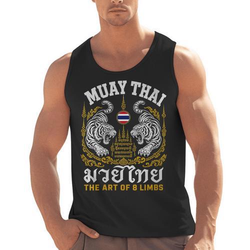 Women's Muay Thai The Art Of 8 Limbs Martial Arts Tigers Men Tank Top - Nak Muay Co.