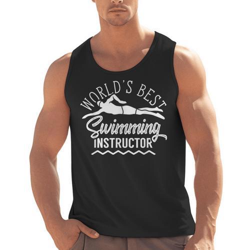 World's Best Swimming Instructor Teacher Coach Swim Men Women Kids Men Tank Top - SwimGear Co